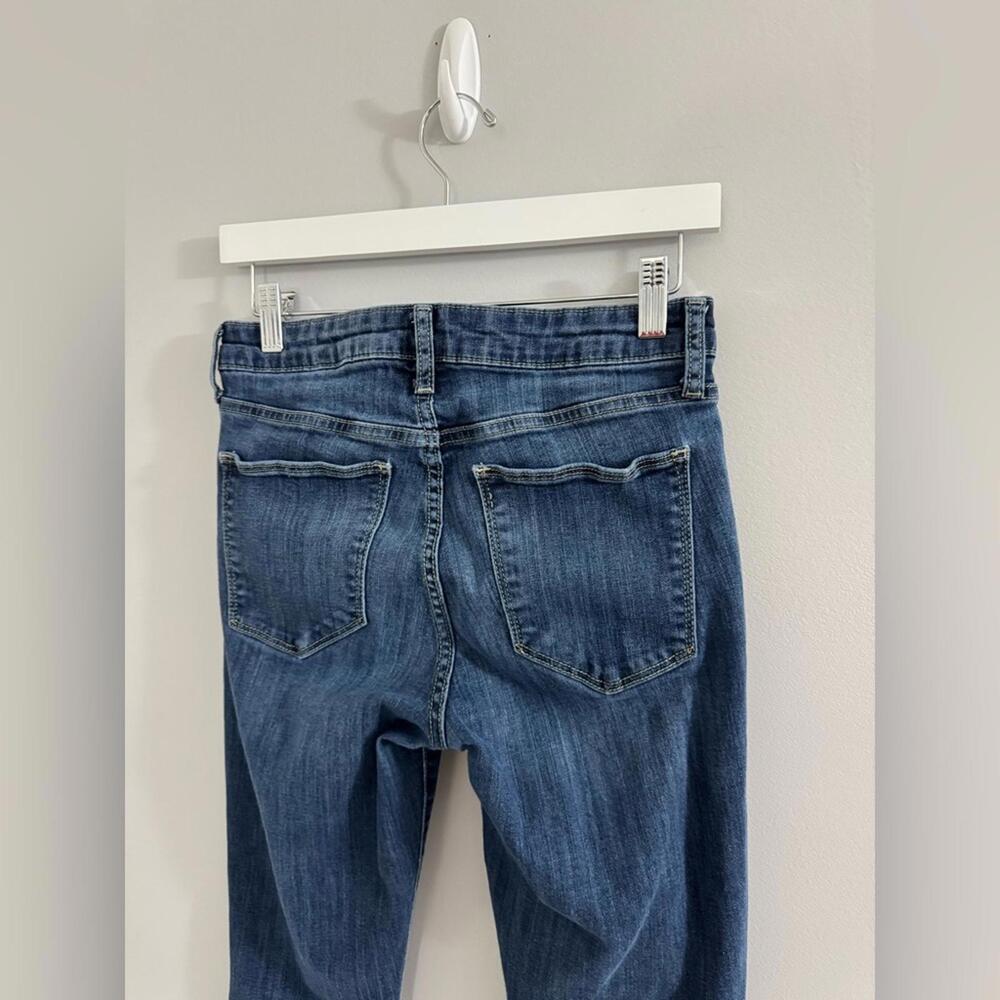 1129 GAP Blue Skinny Jeans Modern Fit 6 (28x28.5) Mid Rise Stretch - Picture 6 of 9